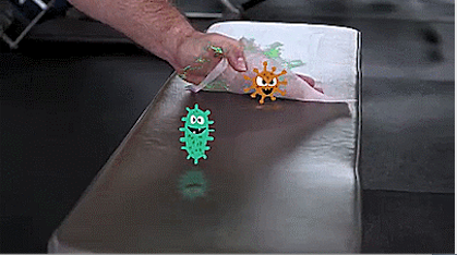 Gym equipment with the most germs