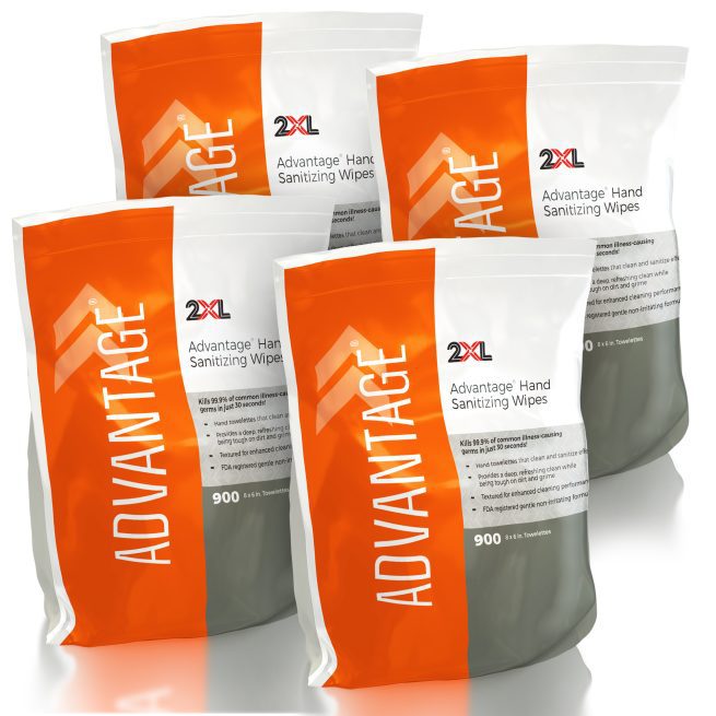 Advantage® Hand Sanitizing Wipes | 2XL Corporation