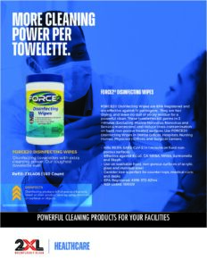 2XL406 Force2® Disinfecting Wipes Sell Sheet