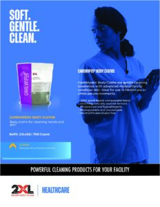 2XL436 CareWipes® Body Cloths Sell Sheet