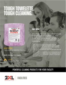2XL440 Shop Wipes Sell Sheet