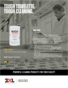 2XL441 Shop Wipes Canister Sell Sheet