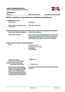 2XL331EU GymWipes+® EU SDS Sheet (Polish)