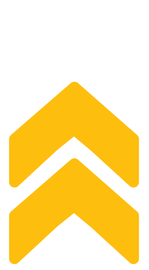 stronger Two yellow arrows pointing up.