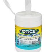 Front view of open Force2 Disinfecting Wipes.