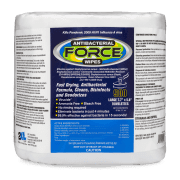 Front view of Antibacterial Force Wipes.