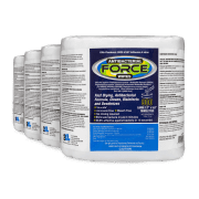 Front view of Antibacterial Force Wipes, group shot.