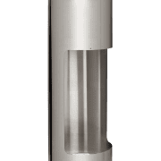 Side view of Stainless Stand Defender with door open.