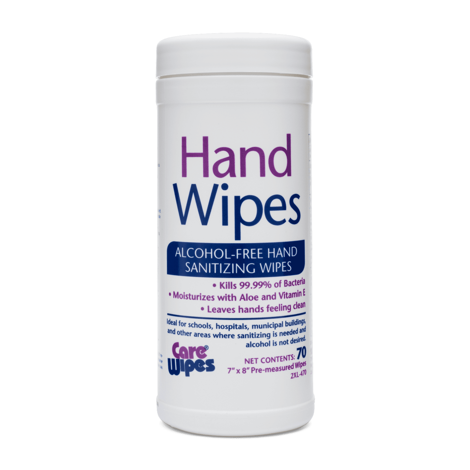 AlcoholFree Hand Sanitizing Wipes (70ct) 2XL Corporation