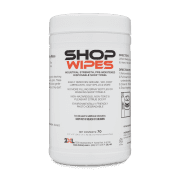 Front view of Shop Wipes.
