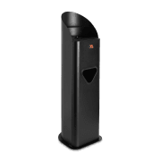 Side view of black 2XL Guardian stand.