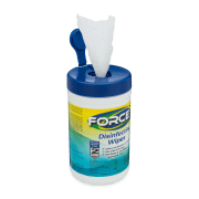 Side view of open Force Disinfecting Wipes.