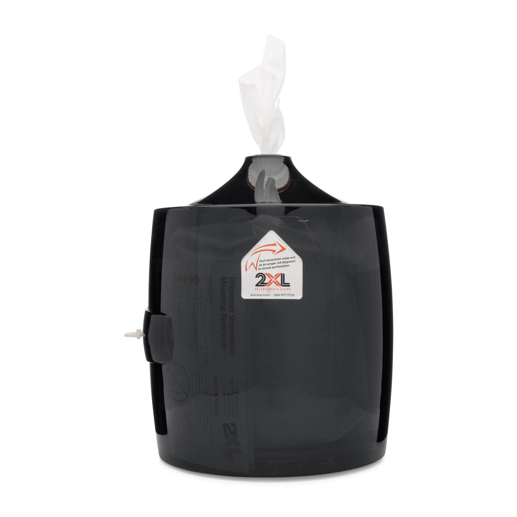 Contemporary Wall Dispenser (Smoke Grey) 2XL Corporation