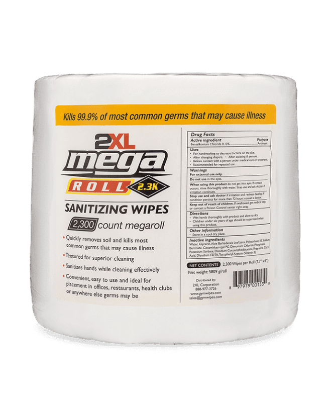 Mega Roll Sanitizing Wipes (2300 CT)