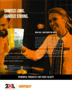 2XL422 Mega Roll® Hand Sanitizing Wipes Sell Sheet