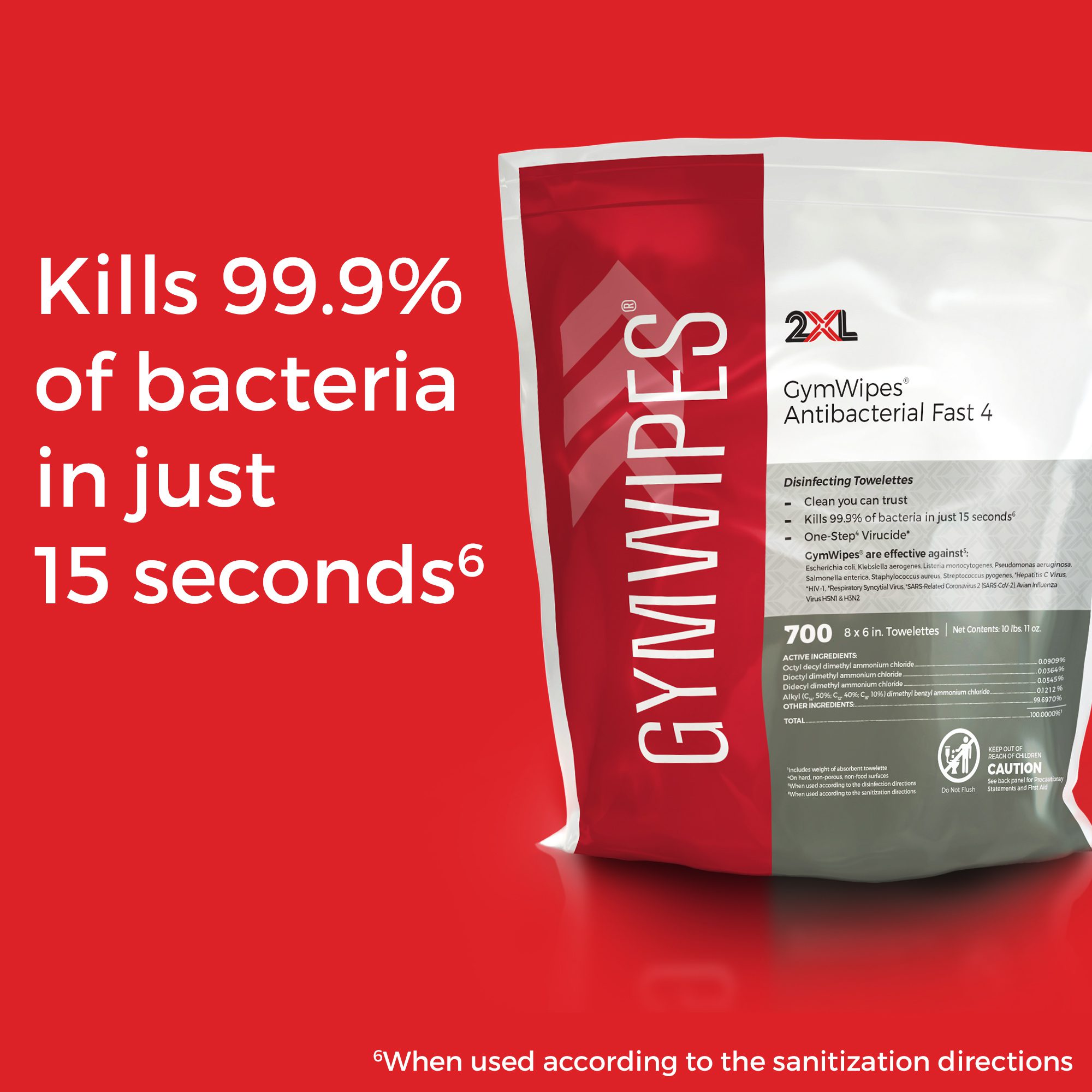 メーカー公式ショップ】 GymWipes Antibacterial - Wipes