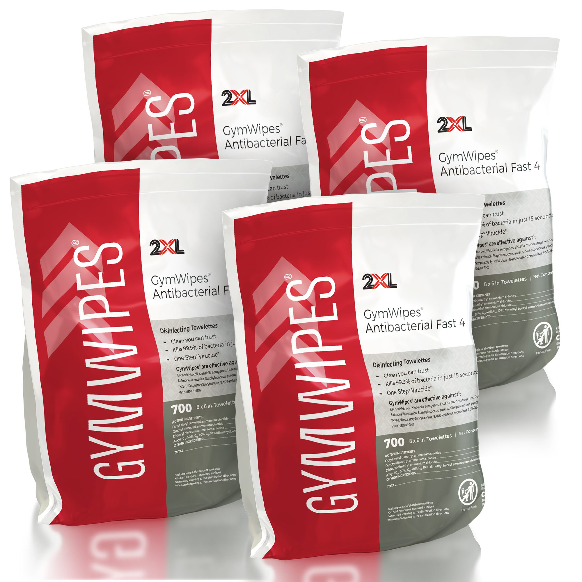 GymWipes Antibacterial - Wipes & Refills | 2XL Corporation